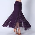 thumbnail image 3 of Long Women's Ballroom Standard Full Dance Practice Performance Routine Skirts, 3 of 3