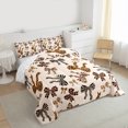 thumbnail image 3 of Homewish Kawaii Bowtie Bedding Comforter Set 2pcs for Teens Female Adults,Leopard Zebra Print Twin Comforter Sets Microfiber,Black Brown Breathable Bedding Set,Lightweight Room Decor,Reversible, 3 of 8