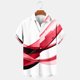 thumbnail image 1 of Blusa y camisa de manga corta con cuello vuelto para hombre, cárdigan ligero de manga corta con botones y cuello vuelto, camisa de manga corta con cuello vuelto, blusa de poliéster para hombre, 1 of 4