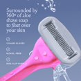 thumbnail image 4 of Kit de afeitado Billie Razor para mujer con 4 recambios y soporte DreamPop, 4 of 9