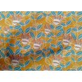 thumbnail image 4 of oneOone Cotton Poplin Yellow Fabric Abstracts Craft Projects Decor Fabric Printed By The Yard 56 Inch Wide, 4 of 4