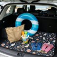 thumbnail image 2 of Psesaysky Easter Trunk Floor Mat 29" x 39", Scratch-proof Polyester Cargo Liner for All Season, Pet Travel and Daily Use, 2 of 7