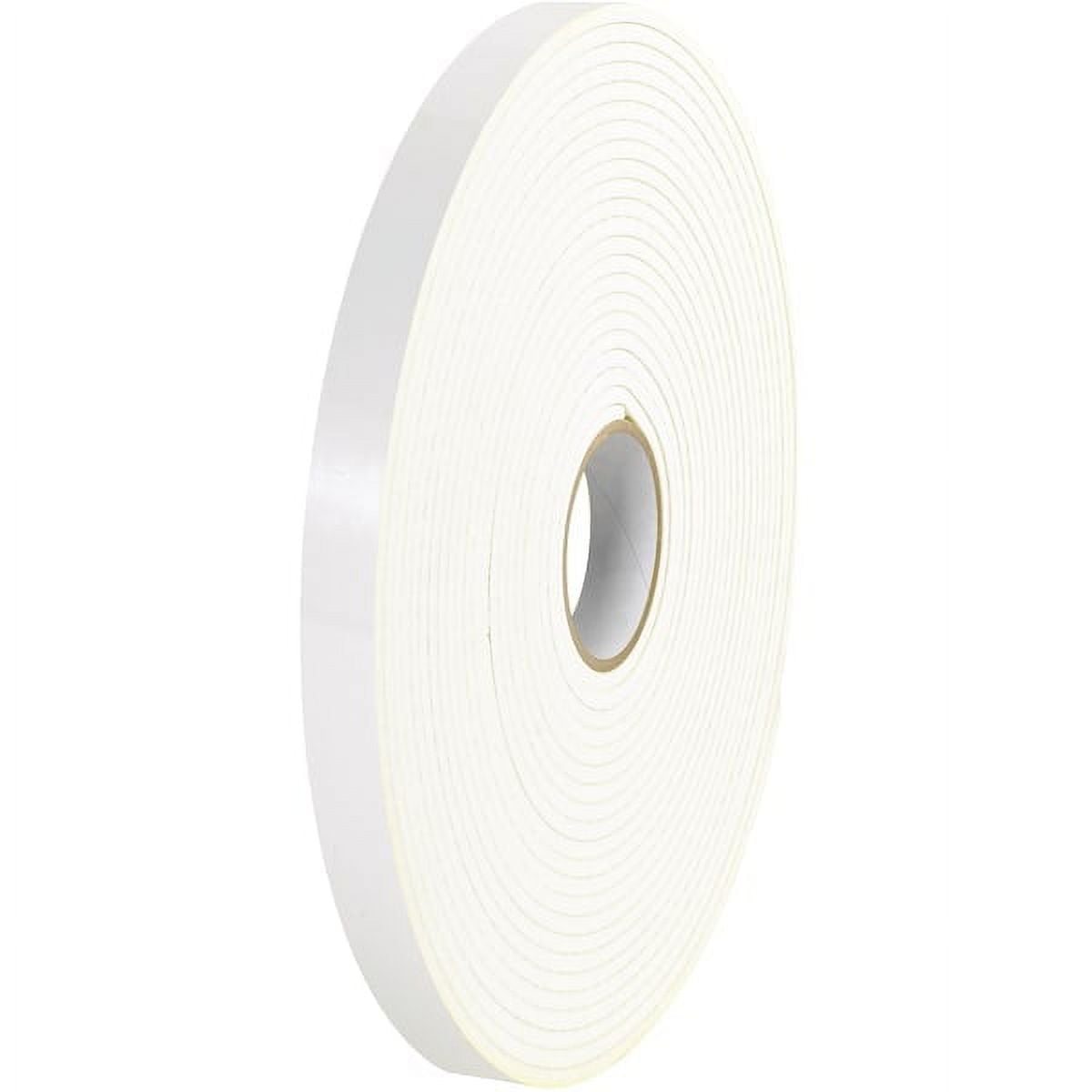 Tape Logic® 5600 Double-Sided Foam Tape, 0.5" x 108', White, Case Of 24