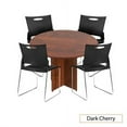 thumbnail image 4 of Round Table 48" with 4 Chairs(G11310B) - Artisan Grey, 4 of 7