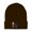 Brown, variant on Beanie Barber Logo Embroidery, One Size, Brown