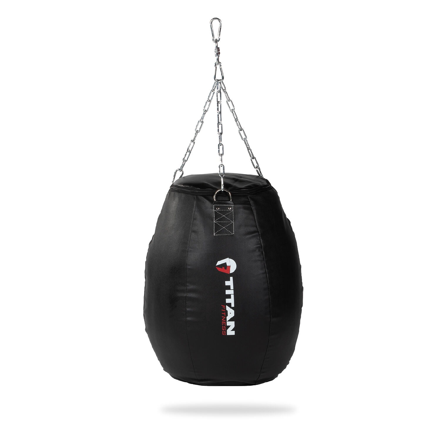 Titan Fitness Power Strike Punching Bag, Mini Extra-Wide Body Bag ...