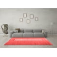 thumbnail image 3 of Ahgly Company Indoor Rectangle Abstract Red Contemporary Area Rugs, 4' x 6', 3 of 4