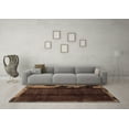 thumbnail image 3 of Ahgly Company Indoor Rectangle Abstract Brown Modern Area Rugs, 2' x 3', 3 of 4