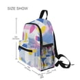 thumbnail image 3 of FORMRS School Backpack with Front Zippered Pocket 12" Student Travel Daypack, Retro Simple Shapes, 3 of 6