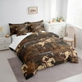 thumbnail image 3 of Manfei Sourthwest Cowboys Twin Bedding Sets 7-Piece,Pold Barn Door Bedding Comforter Set,Rustic Farmhouse Cabin Sheet Sets For Teens,Luxury Bedroom Decor, 3 of 7