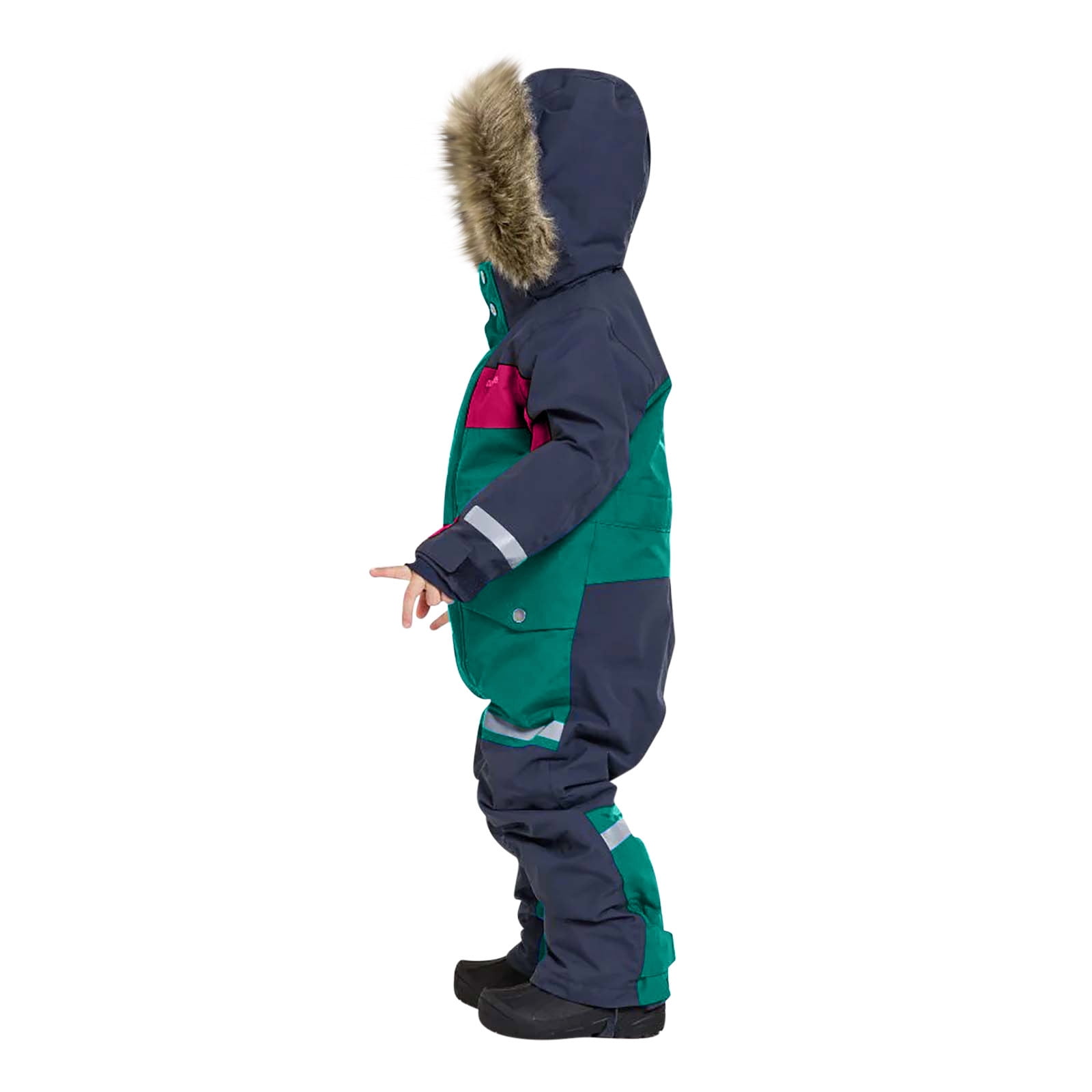 TEAJOPSUU Boy's Girl's Snow Suit Infant Toddler Baby Skisuit One Piece Waterproof Insulated Winter Jumpsuit Coveralls 1-15 Years B-Green