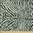 thumbnail image 2 of Ambesonne Zebra Print Fabric by the Yard Microfiber, Art Stripy Skin Pattern, 2 Yards, Charcoal Grey and Off White, 2 of 4
