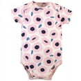 thumbnail image 4 of Touched by Nature Baby Girl Organic Cotton Bodysuits 5pk, Blossoms, 3-6 Months, 4 of 6