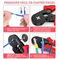 thumbnail image 4 of Kit de Terminales y Alicates HCS8 6-4A Negro para Cables Eléctricos, 4 of 7