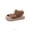 Brown, variant on Baby First Soft Sole Sandals Protective Closed Toe Design For Beach Play And Early Walking , Size 4 ,Beige