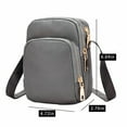thumbnail image 2 of GASTROPOD Crossbody Bag,Three-Compartment Design Small Purses for Women,Versatile Design Adjustable Strap Shoulder Bag, 2 of 5