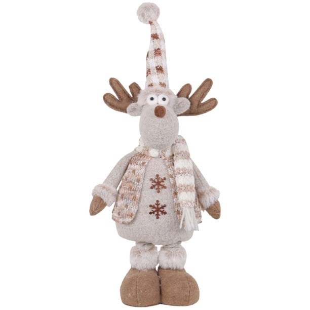 Decoraciones Muñecas Ygjytge Pierna Larga Papá Noel Esponjoso Navidad