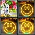 thumbnail image 4 of Smiley Face Neon Sign Dimmable Smiley Face Led Sign Smile Neon Sign For Wall Decor Smiley Face Decor For Bedroom Kids Room Smiley Neon Sign For Room D, 4 of 5