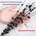 thumbnail image 3 of 10 Pack Black Artificial Glitter Berry Stem Decorations, 19 Inches Fake Christmas Glitter Bead Sticks Picks Decorative Ornaments for Christmas Tree Xmas Wreath Vase Filler Home Decor, 3 of 6
