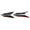 thumbnail image 4 of Deflector De Aletas Divisoras De Parachoques Delantero De Coche Estilo Fibra De Carbono Universal 4 Unids/set Delantero, 4 of 7