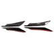 thumbnail image 4 of Deflector De Aletas Divisoras De Parachoques Delantero De Coche Estilo Fibra De Carbono Universal 4 Unids/set Delantero, 4 of 7