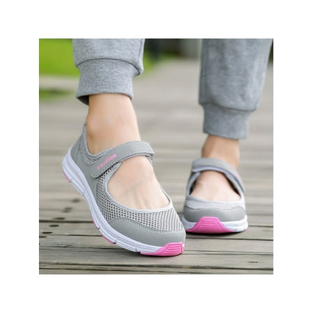

Ymiytan Women s Casual Walking Sneakers Lightweight Breathable Flat Mary Jane Shoes