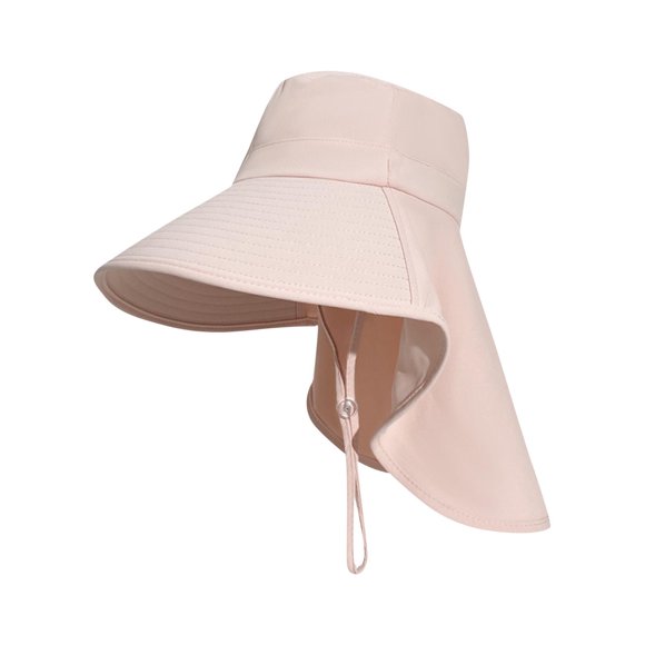 Solar Powered Visor Hat For Women With Sun Protection And Adjustable Design For Outdoor Activities Made From Nylon And Spandex In Pink Color Ideal For Sun Shading And Practical Use With Wi