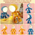 thumbnail image 2 of OUSITAID 2PCS Bande Dessinée Mini Lumière de Nuit Petite Lampe de Bureau LED Mignonne Table de Protection des Yeux Lumière Héroïque Forme de Police Lecture Lumière Réglable Robot Lumière Décorative pour Enfant, 2 of 9