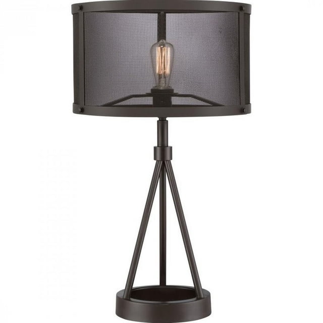 Quoizel Lampe de Table de Station de l'Union en Bronze Occidental