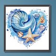thumbnail image 1 of Diamante Pintura 5D DIY Taladro Redondo Completo Amor Estrella de Mar Decoración del Hogar LP658, 1 of 9