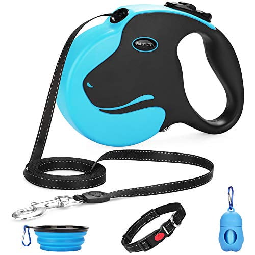 Small Retractable Dog Leash with Anti Slip Handle Dog Walking Leash for Small Medium Dogs