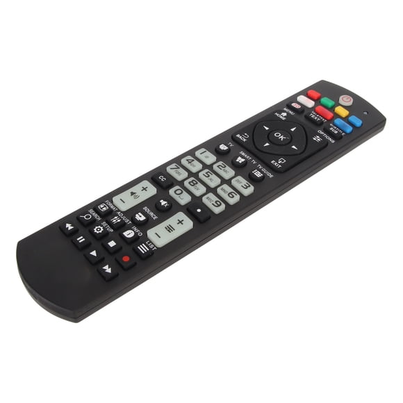 Control Remoto Universal, Larga Distancia De Transmisión Reemplazo De Control Remoto De TV Configuración Simple Alta Compatibilidad ABS Cómodo De Agarrar Ligero Para LCD