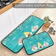 thumbnail image 5 of Easter Gnomes Eggs Kitchen Rug Spring Easter Day Flowers Kitchen Mats Runner Laundry Rug Non Slip Floor Door Mats Soft Doormats Carpet Home Decor Set of 2, 5 of 6