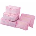 thumbnail image 1 of 6 Set Packing Cubes,Travel Luggage Packing Organizers Set with Laundry Bag for Travel, 1 of 7