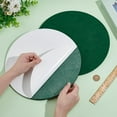 thumbnail image 3 of Felt Self-adhesive Fabric Flat Round Dark Green 30x0.5cm, 3 of 9