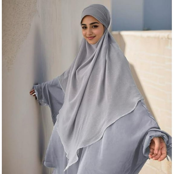 Islamic Ramadan Soft Hijab Scarf Shawl Wrap Full Neck Coverage Arab Turban Wrap Desert Style Modest Muslim Covering