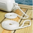thumbnail image 2 of Seachoice Double-Braid Bumper Fender Line, 1/4 In. X 6 Ft., White, 2 of 5