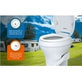 thumbnail image 5 of SEAFLO RV Toilet - Standard Height, Gravity Flush, Foot Pedal, Soft Close Lid (Bone Color), 5 of 6