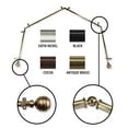 thumbnail image 2 of InStyleDesign  Piper 4-Sided Bay Window Curtain Rod Black Black Finish, 2 of 4