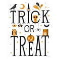 thumbnail image 2 of Mullan, Michael 15x18 White Modern Wood Framed Museum Art Print Titled - Trick or Treat I Bright White, 2 of 4