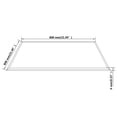 thumbnail image 3 of vidaXL Table Top Tempered Glass Square 800x800 mm, 3 of 3