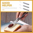thumbnail image 5 of 3 Pcs Stainless Steel Butter Knife Peanut Butter Christmas Cheese Spreaders Cream Cheese Spreader Sandwich Spreader, 5 of 6