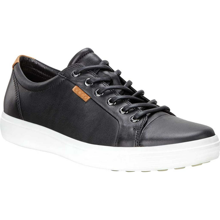 Men's ECCO 7 Sneaker Black Leather/Nubuck 46 M -