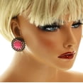thumbnail image 2 of Mi Amore Pink Crystals Dangle-Earrings Bronze-Tone/Pink, 2 of 4