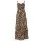 thumbnail image 5 of Vestidos largos con tirantes estampados de leopardo adelgazantes sin mangas informales de verano para mujer Fridja hjkh3211, 5 of 8