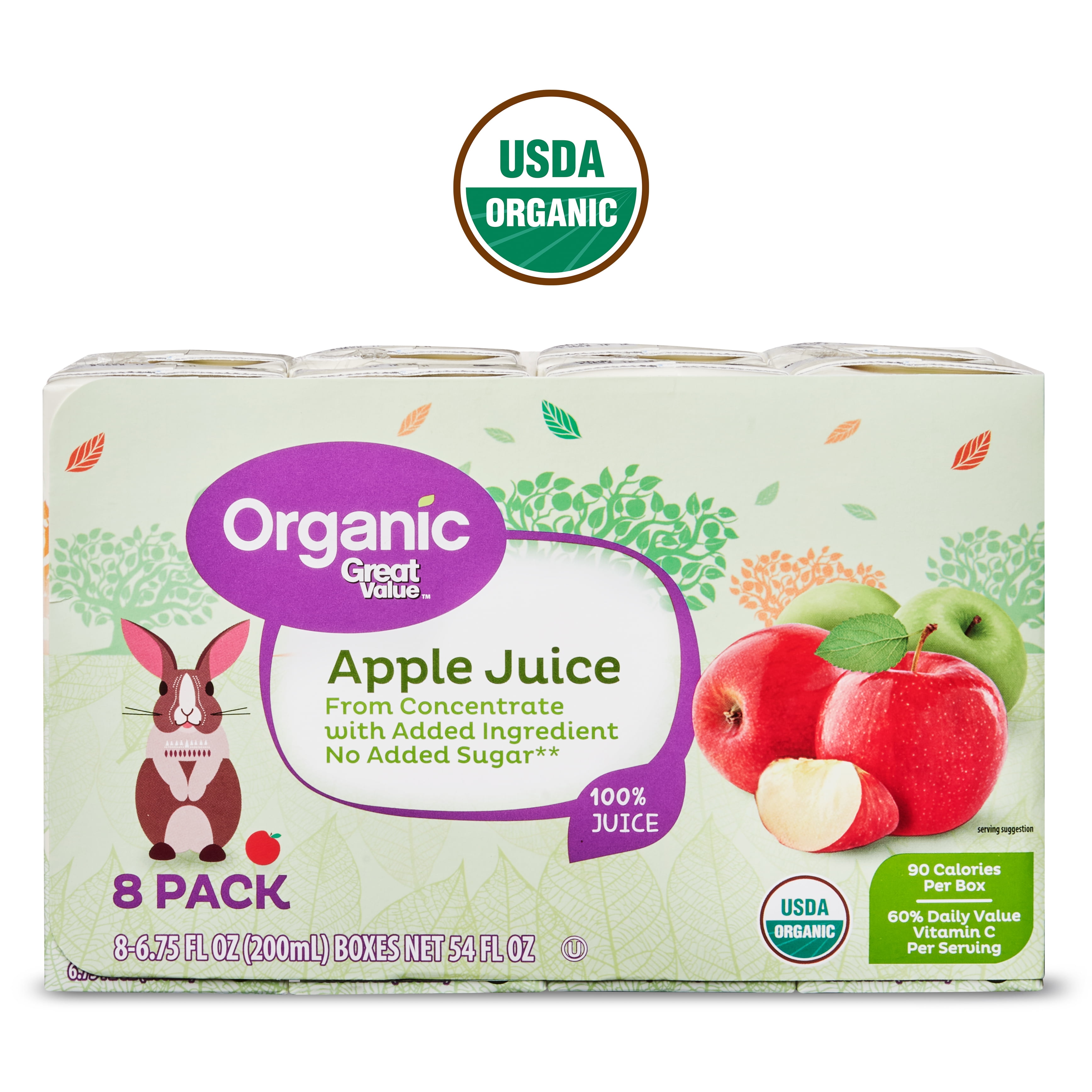 Organic Apple Juice Box