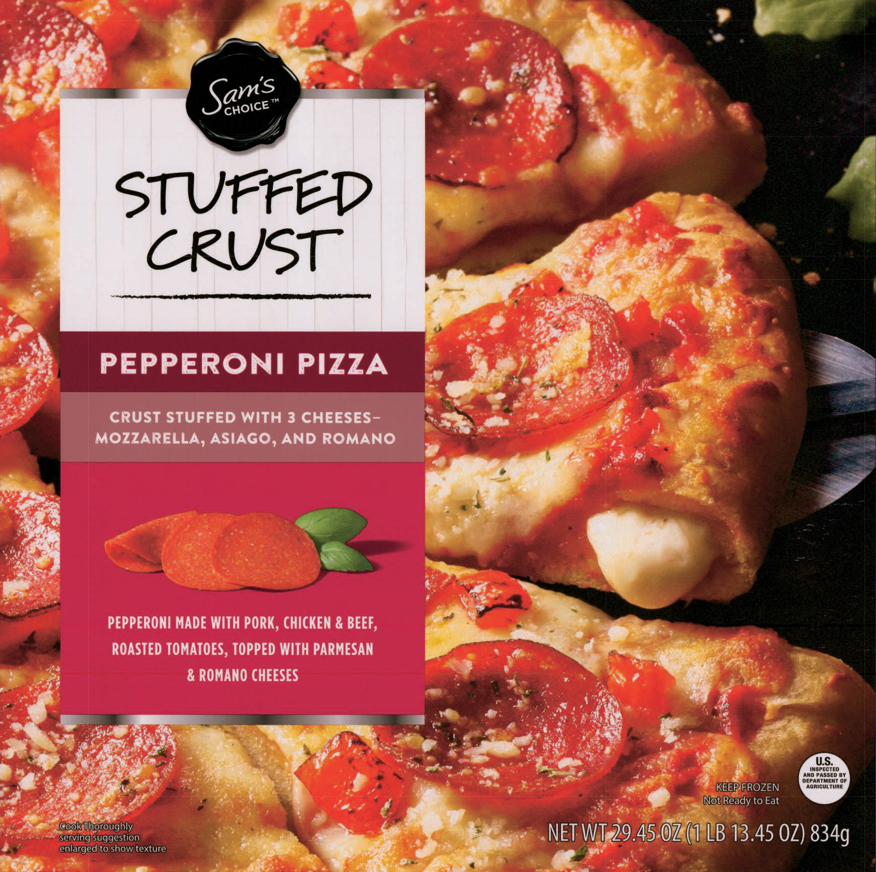 Sam's Choice Stuffed Crust Pepperoni Frozen Pizza 29.45oz