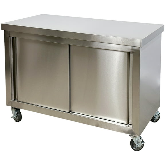 NSF 48 in. Commercial Undercounter Stainless Steel Work Prep Table Cabinet