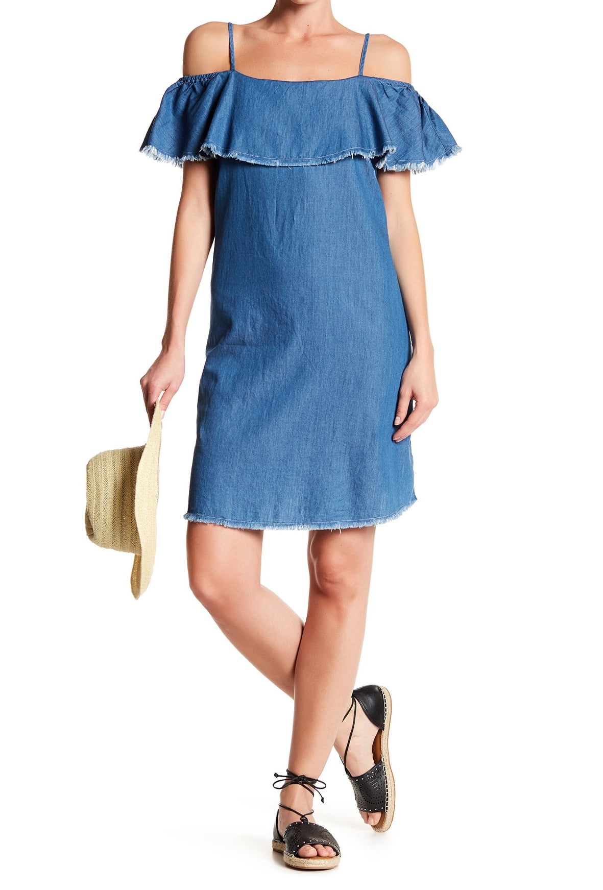 beachlunchlounge denim dress