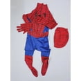 thumbnail image 2 of Disfraz CCVHHDJJ Spiderman para Halloween, rojo, talla 130, 2 of 4